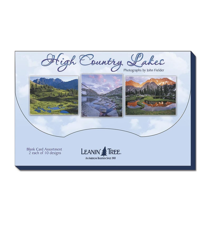 Leanin' Tree, High Country Lakes, Made In USA - 20 Blank Cards and Envelopes 5x7, Cute Stationary for Women Greeting Cards Blank Inside Featuring Stunning Photographs - Image 5